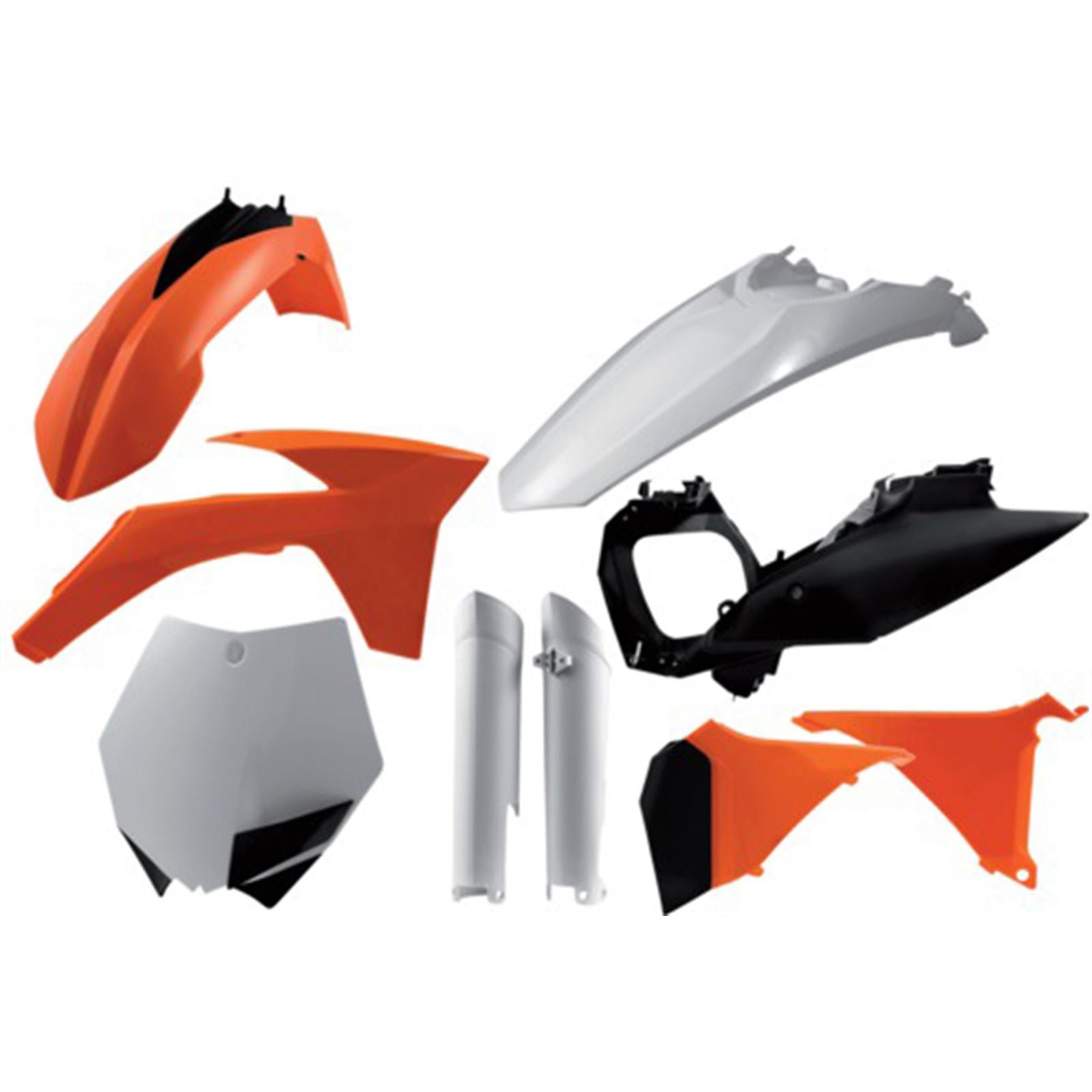 Acerbis Plastic Kit Orange 2205282882_289995