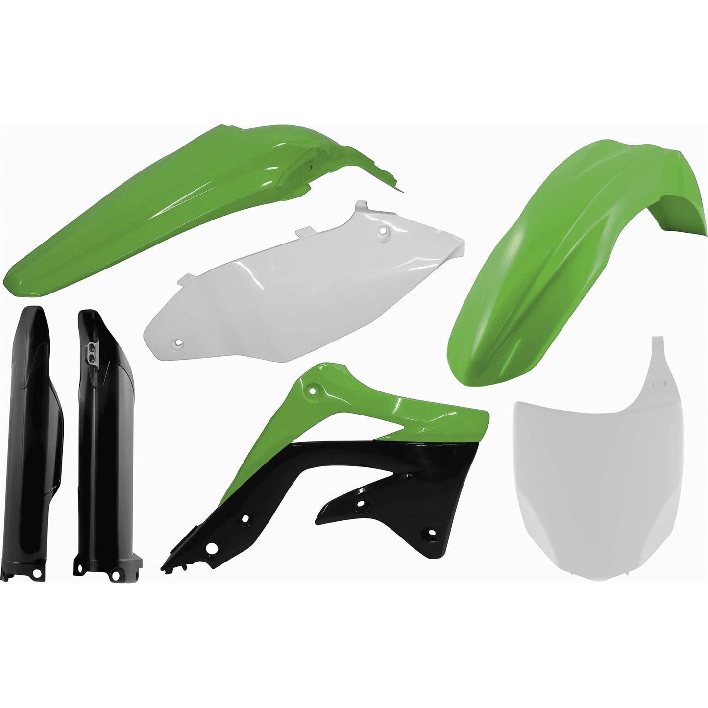 Acerbis Full Plastic Kit Green 2250453593_290002