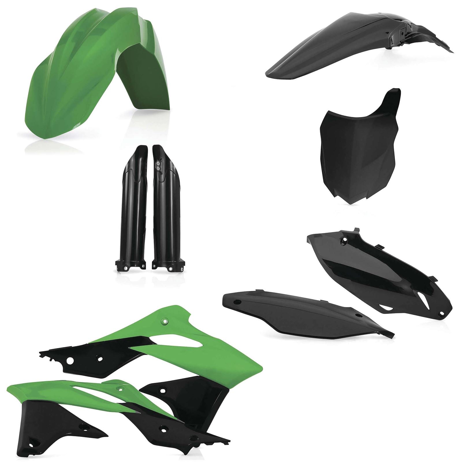 Acerbis Full Plastic Kit Green 2314183914_290012