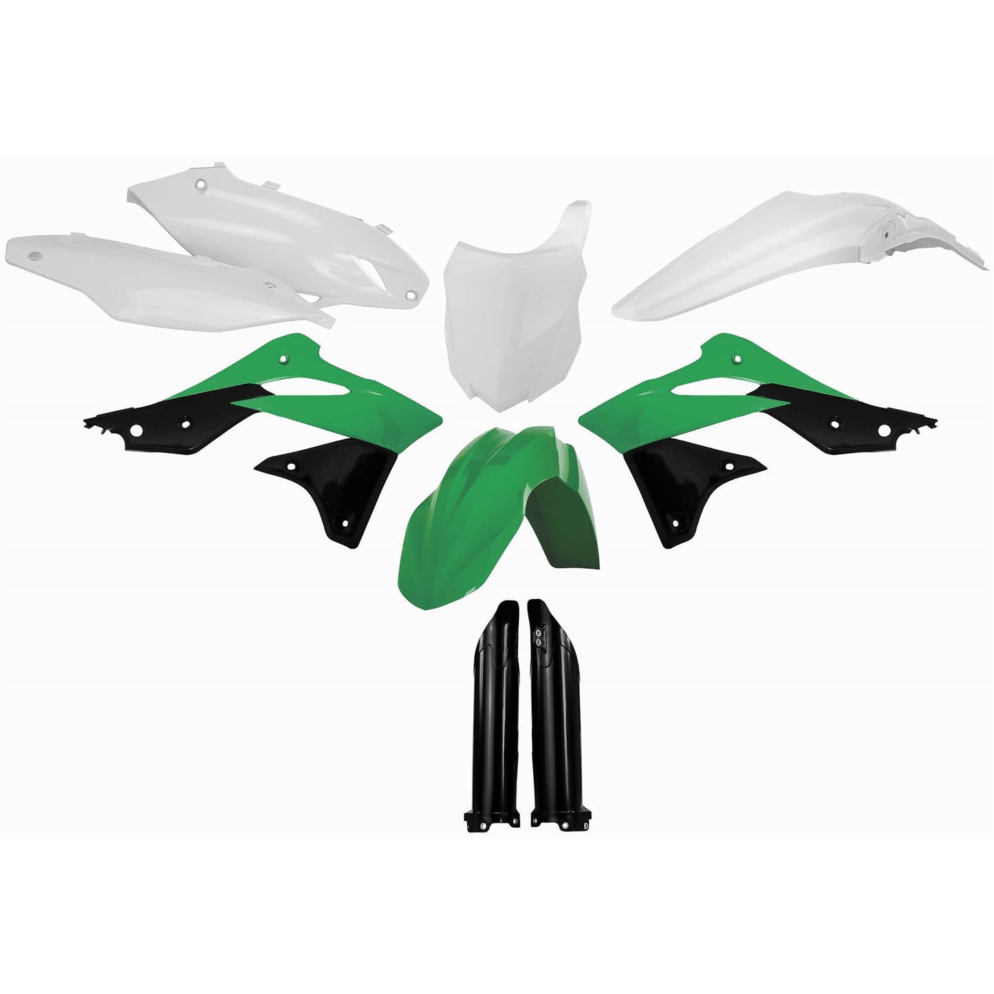 Acerbis Full Plastic Kit Green 2314184584_290015