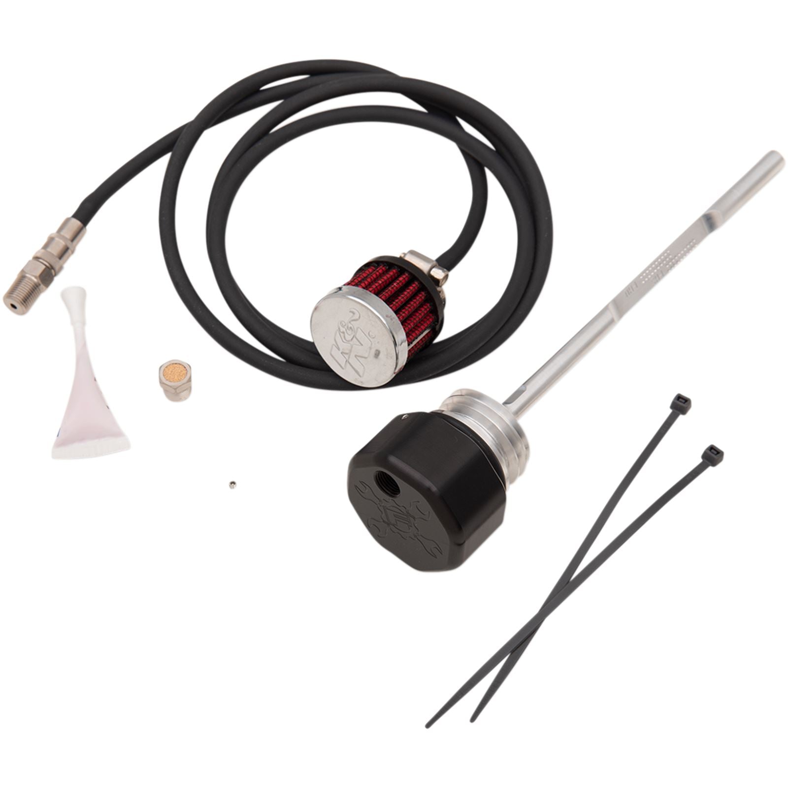 Feuling Vented Dipstick - Black fits Harley-Davidson Touring/Trike 3088_386822