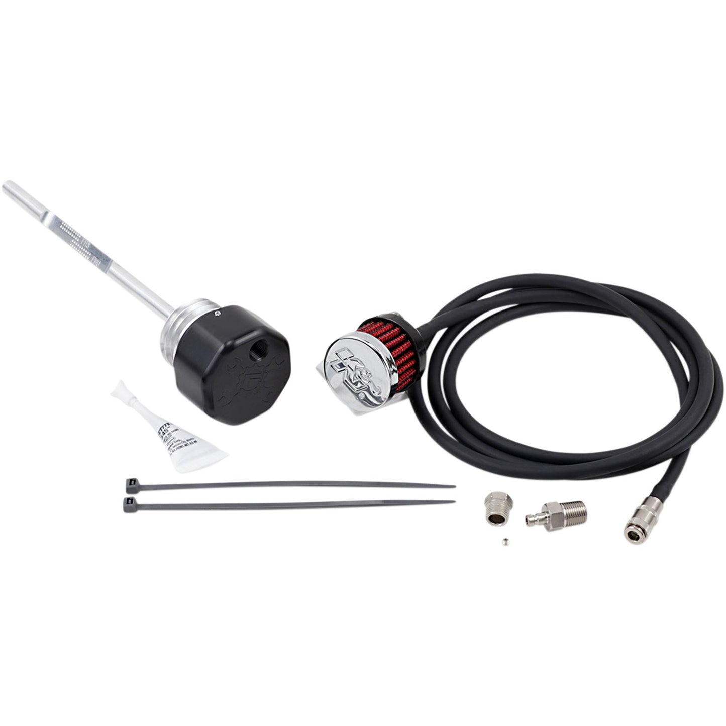 Feuling Vented Dipstick - Black fits Harley-Davidson Touring/Trike 3088_386823
