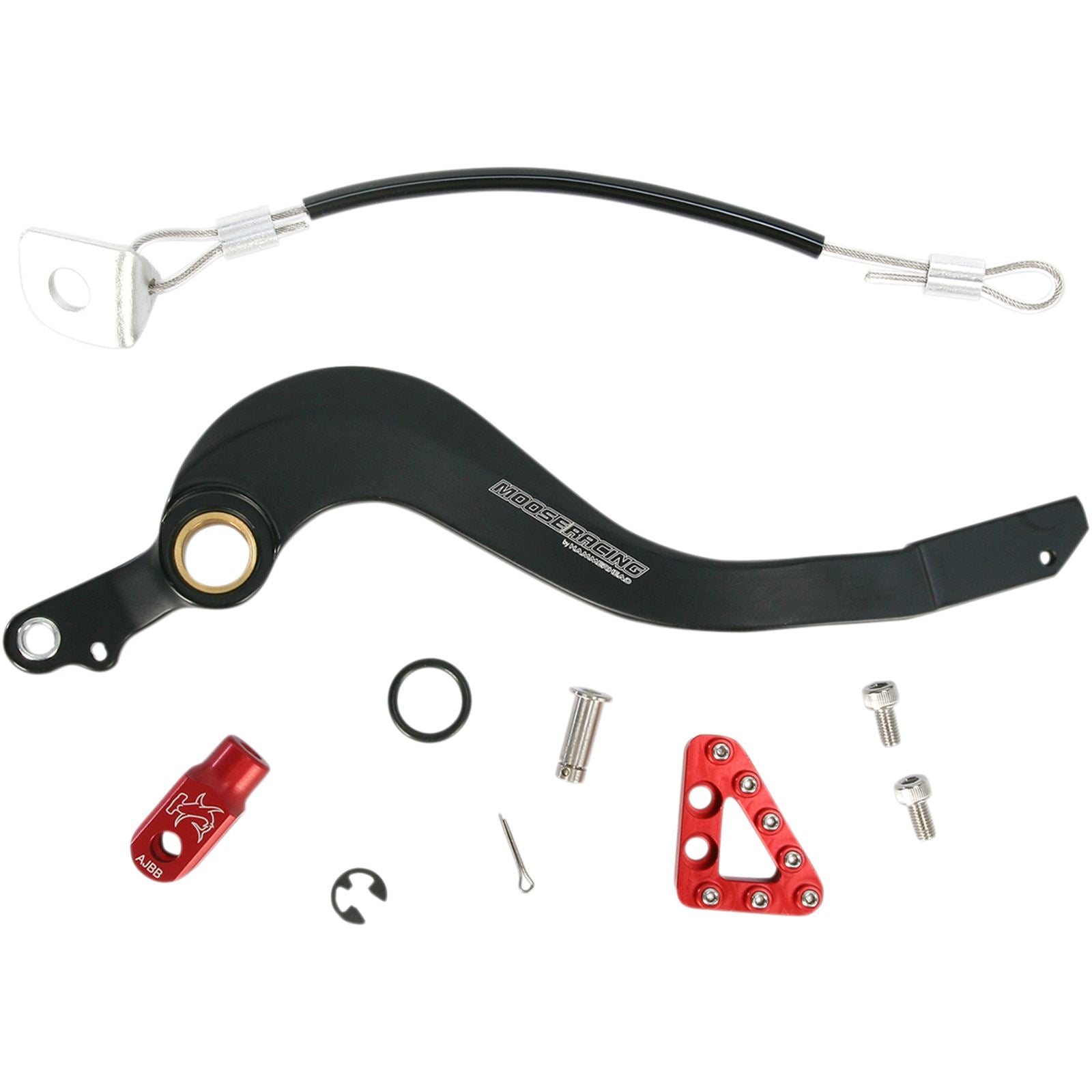 Moose Offroad Brake Pedal - Red for Honda 1610-0336_436944