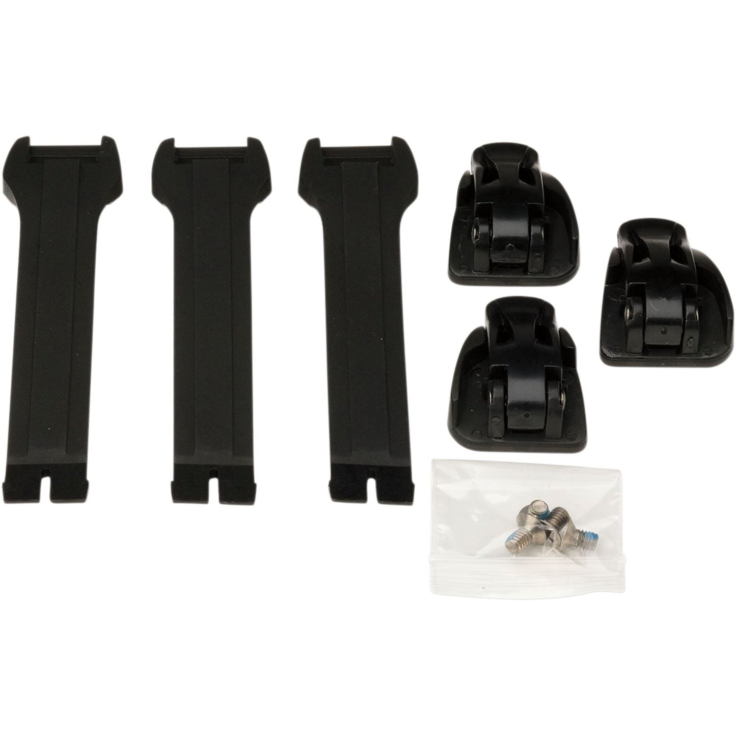 Moose Offroad Strap/Buckle Kit - Black 3430-0843_441727