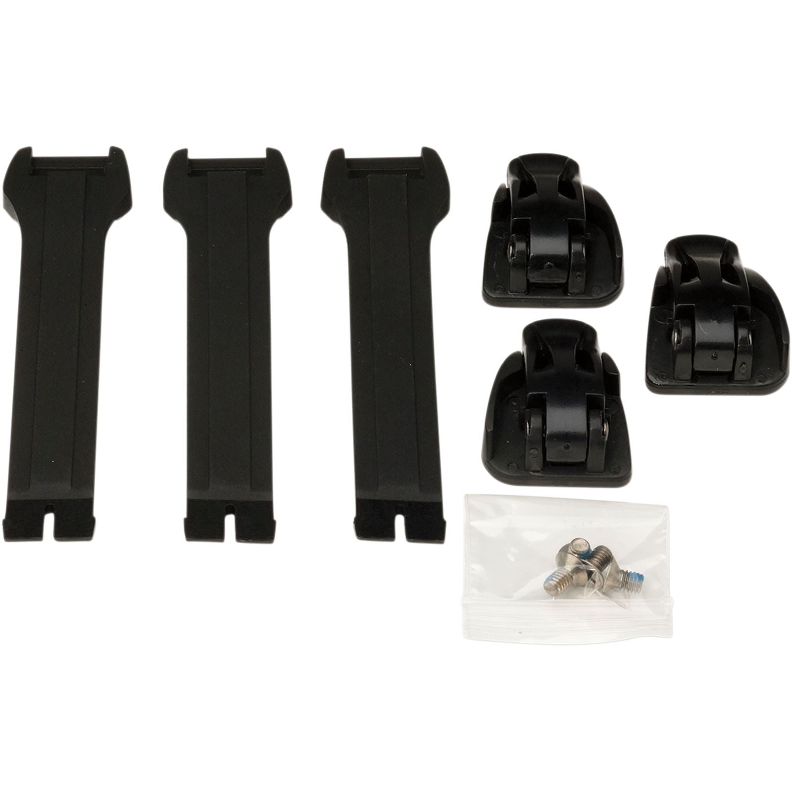 Moose Offroad Strap/Buckle Kit - Black 3430-0843_441727