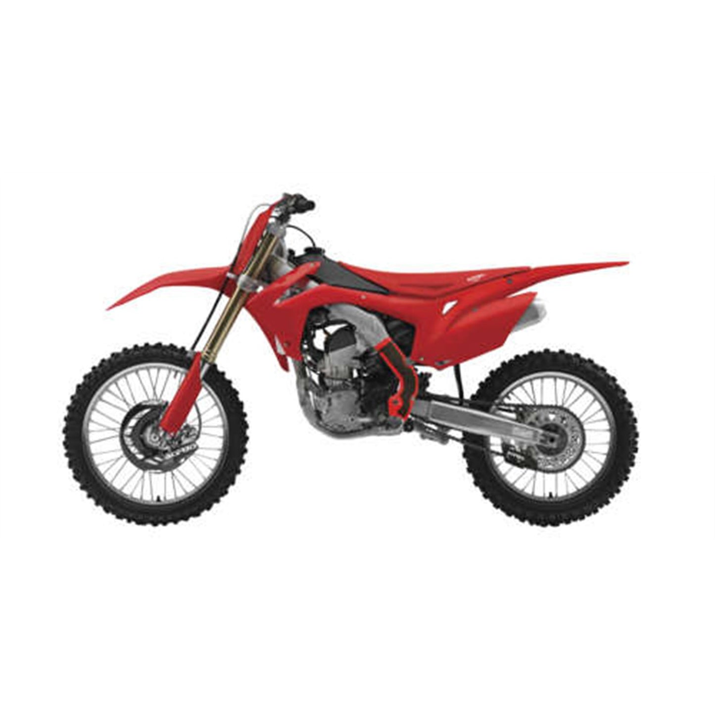 Acerbis Full Plastic Kit - Red - For Honda 2314410227_290051