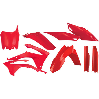 Acerbis Full Plastic Kit - Red - For Honda 2314410227_321483