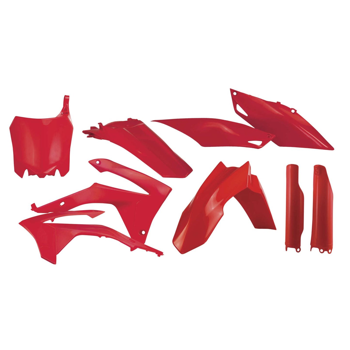 Acerbis Full Plastic Kit - Red - For Honda 2314410227_290052