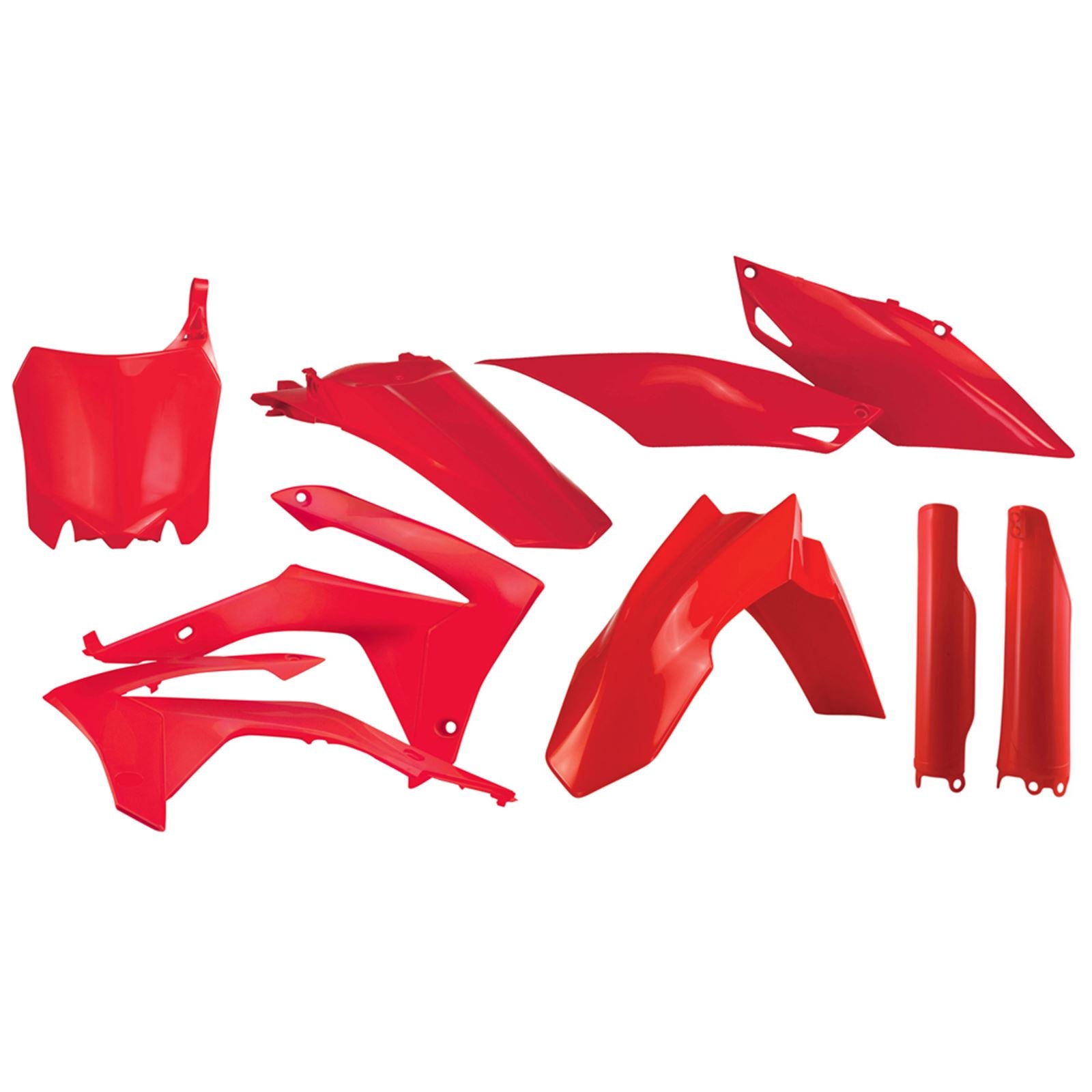 Acerbis Full Plastic Kit - Red - For Honda 2314410227_290053