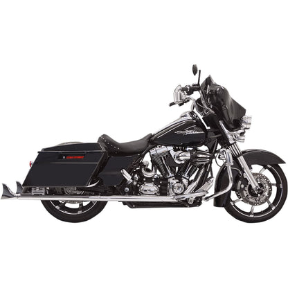 Bassani Manufacturing Fishtail Mufflers - Chrome - w/out Baffle - 33" - '95-'16 Touring [MPN: 1F17E33]_350010
