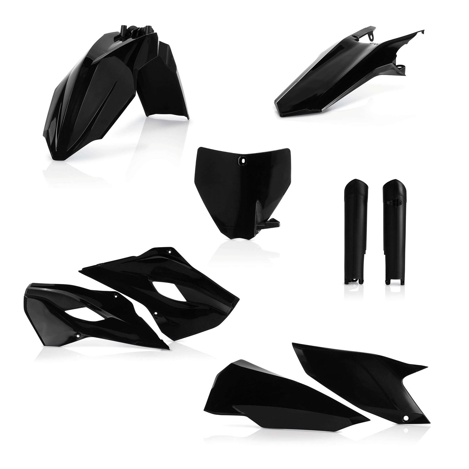 Acerbis Plastic Kit Black 2403080001_290077
