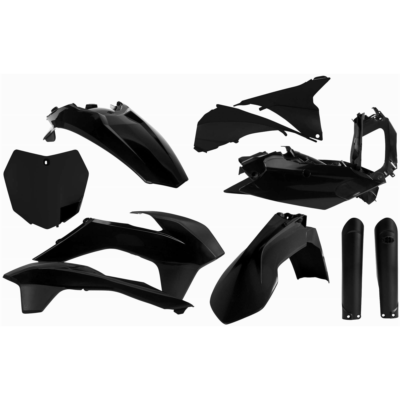 Acerbis Full Plastic Kit Black 2403090001_290080