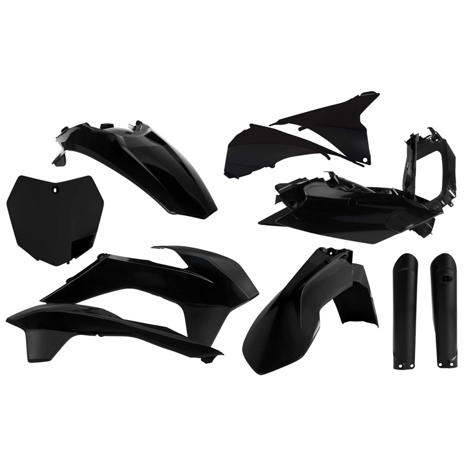 Acerbis Full Plastic Kit Black 2403090001_290081