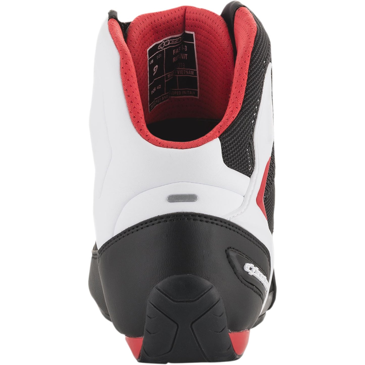 Alpinestars Faster-3 Rideknit Shoes - Black/White/Red - Size 10.5 [MPN: 2510319-123-10.5]_338926