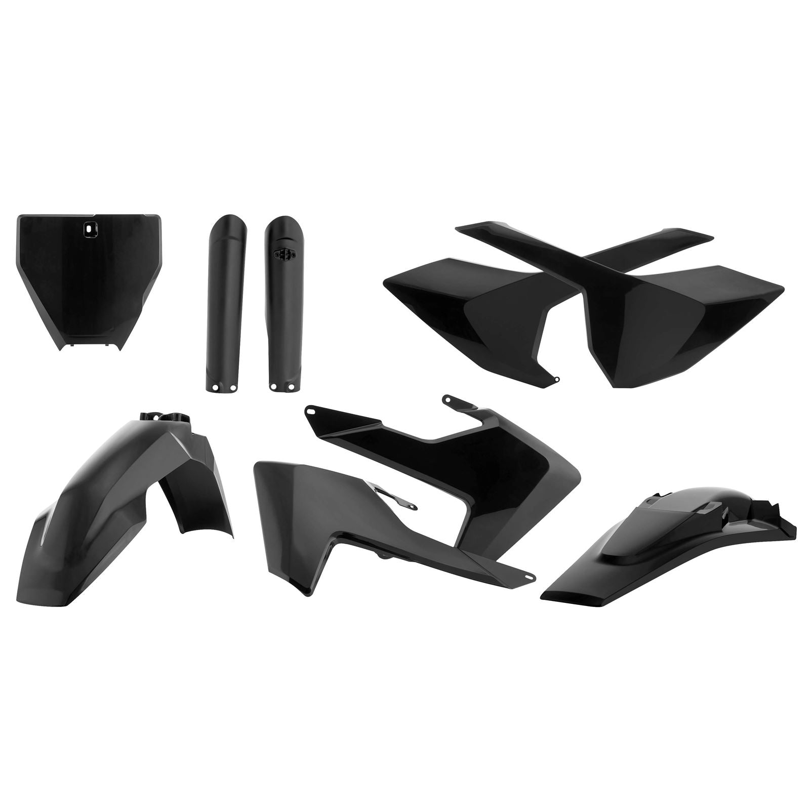 Acerbis Full Plastic Kit Black 2462600001_290118