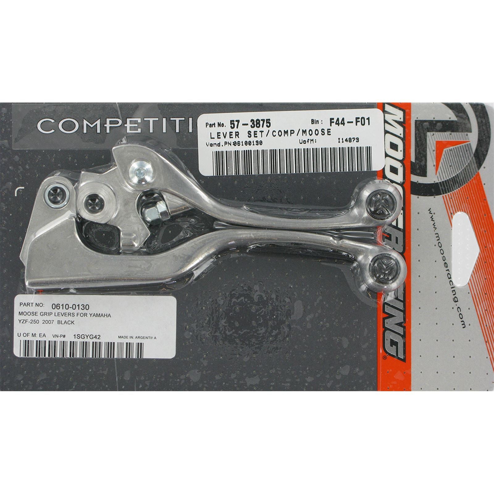Moose Offroad Black Competition Lever Set for YZ 0610-0130_431689