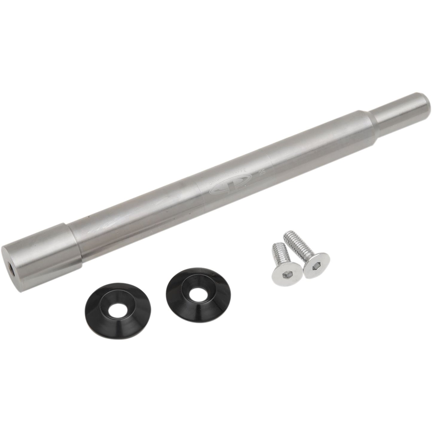 Paul Yaffe's Bagger Nation Axle - Black - Smooth - 25 mm - FLHT [MPN: YAXLE-08-SM-B]_451904