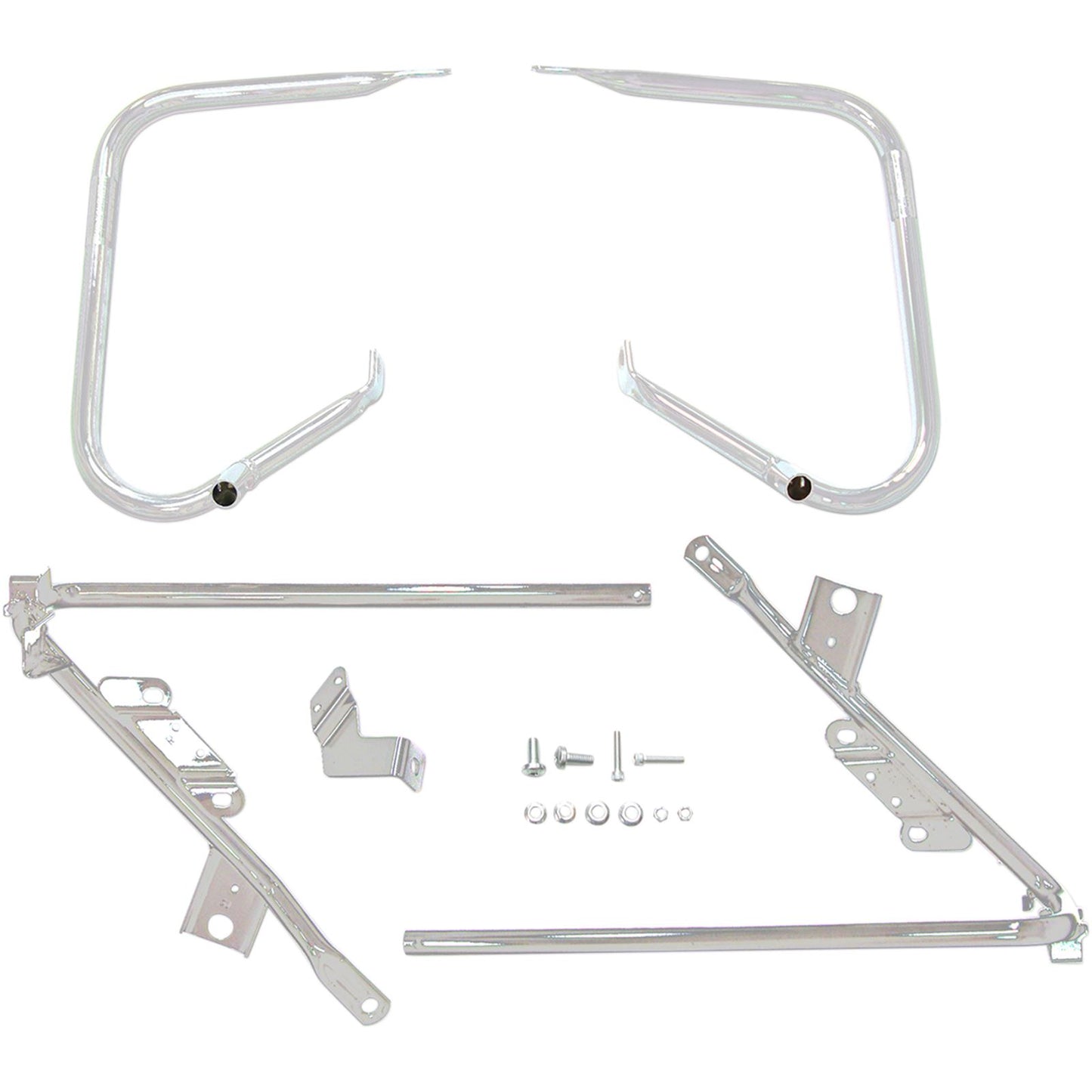 Drag Specialties Saddlebag Support Brackets - Chrome - 09-13FLT 3501-1424_373954