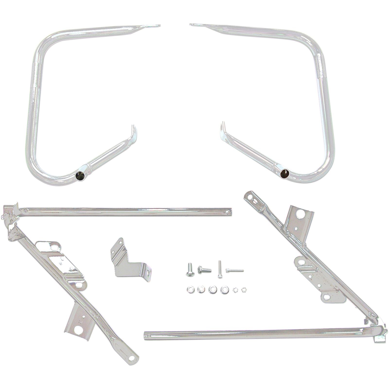 Drag Specialties Saddlebag Support Brackets - Chrome - 09-13FLT 3501-1424_373954