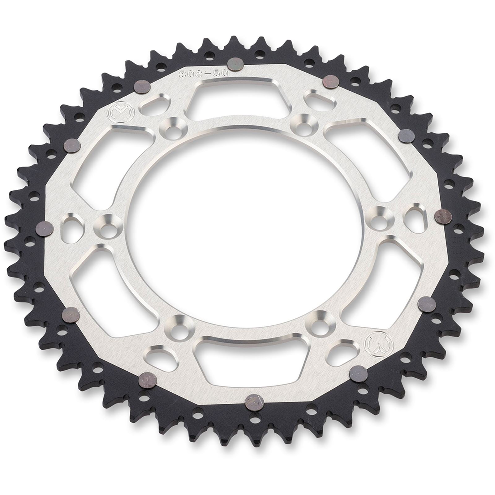 Moose Offroad Dual Sprocket MSE - Silver - 50-Tooth [MPN: 1210-1482]_436260