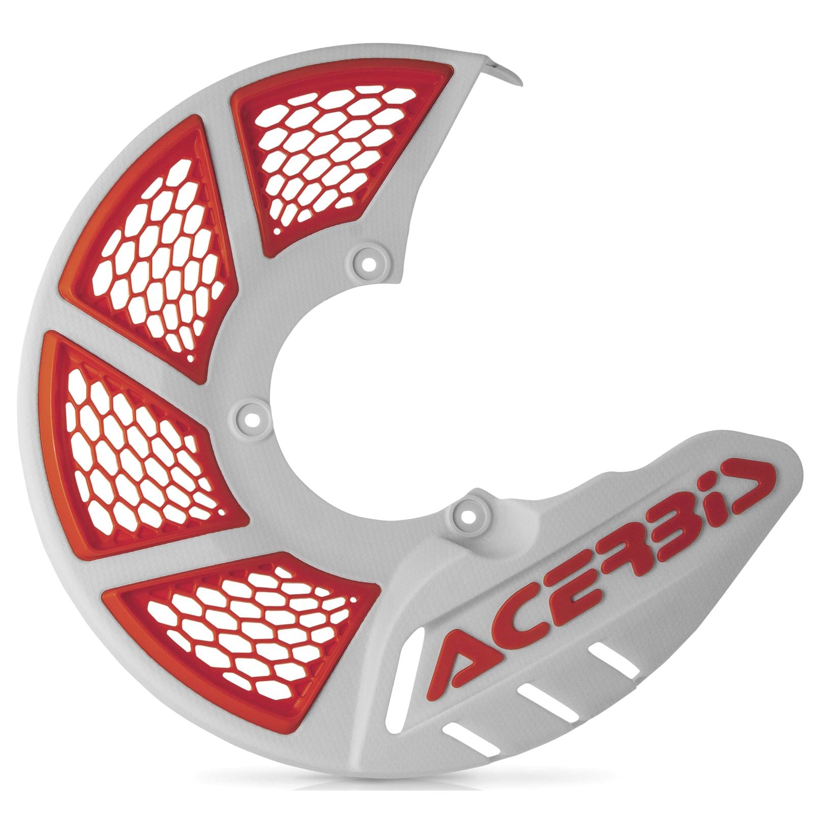 Acerbis X-Brake Vented White/Orange 2449495412_290177
