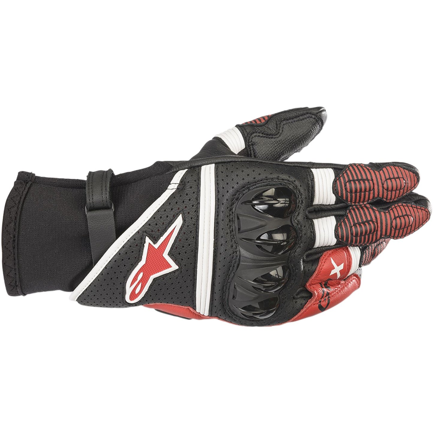 Alpinestars GPX V2  Gloves - Black/White/Red - X-Large [MPN: 3567219-1304-XL]_332896