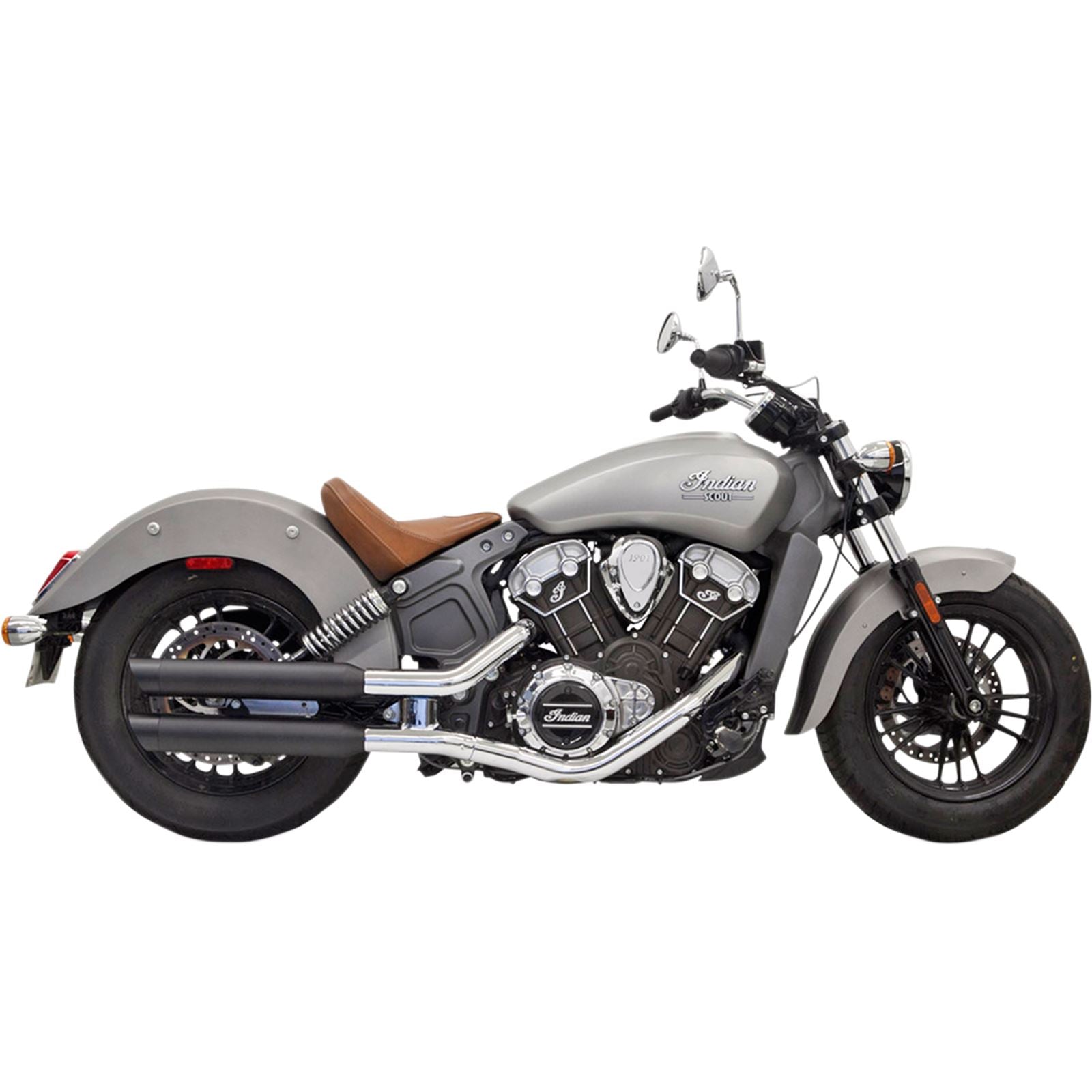 Bassani Manufacturing Mufflers - Black - 3" - Scout [MPN: 8S27BSB]_350137