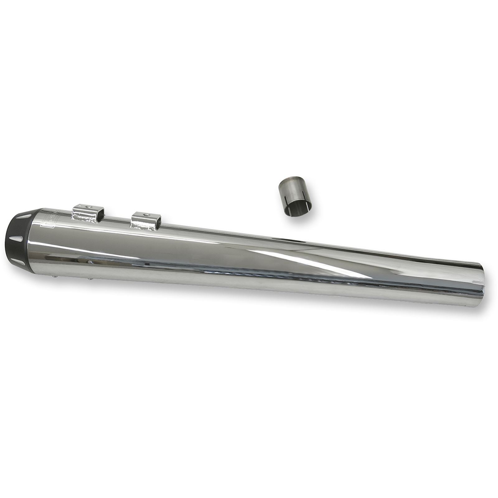 Bassani Manufacturing 2:1 Muffler - Chrome - Megaphone [MPN: 1F17R]_350031