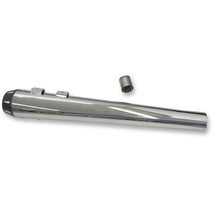Bassani Manufacturing 2:1 Muffler - Chrome - Megaphone [MPN: 1F17R]_350031