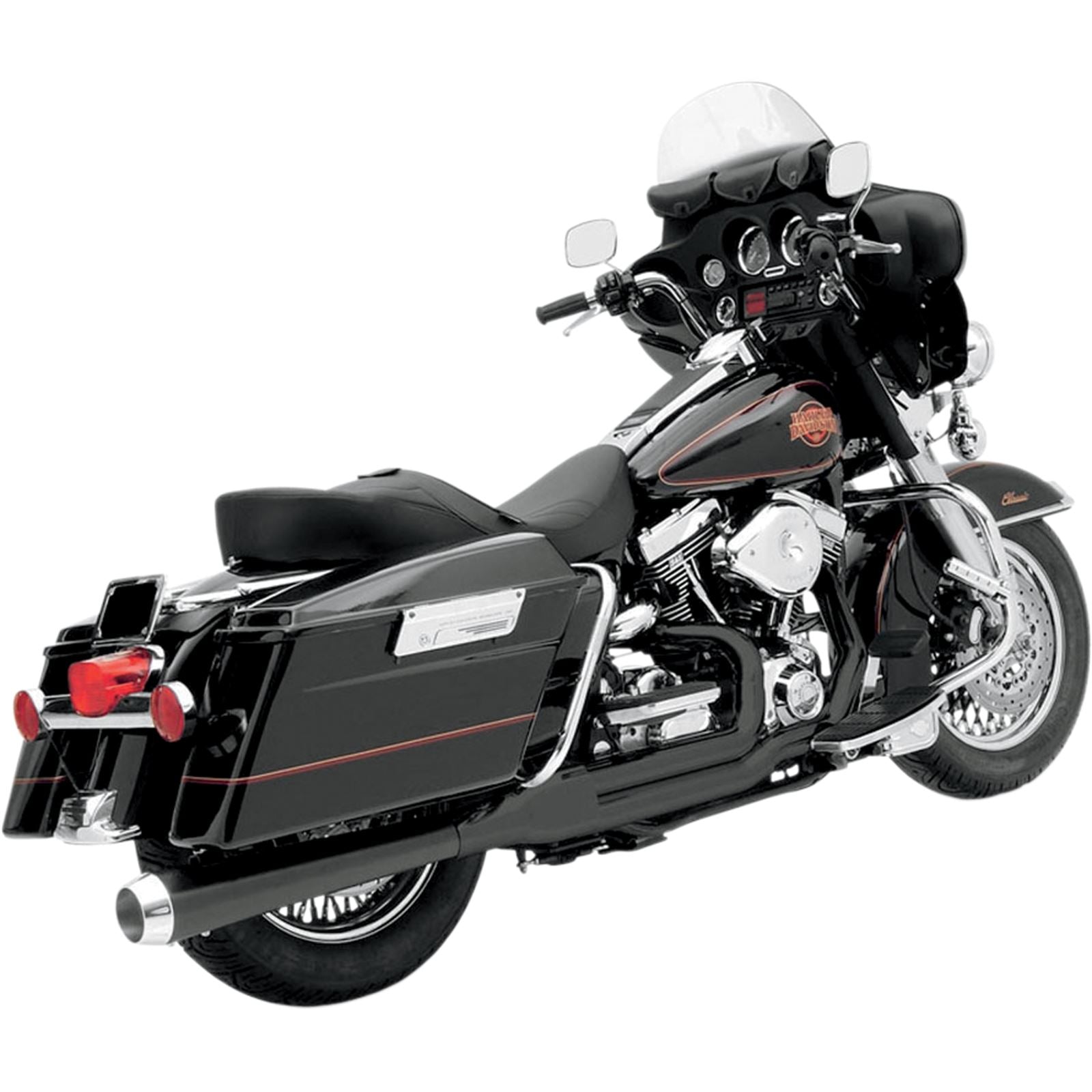 Bassani Manufacturing Heat Shields - Black [MPN: HS-FLH-637CLB]_350180