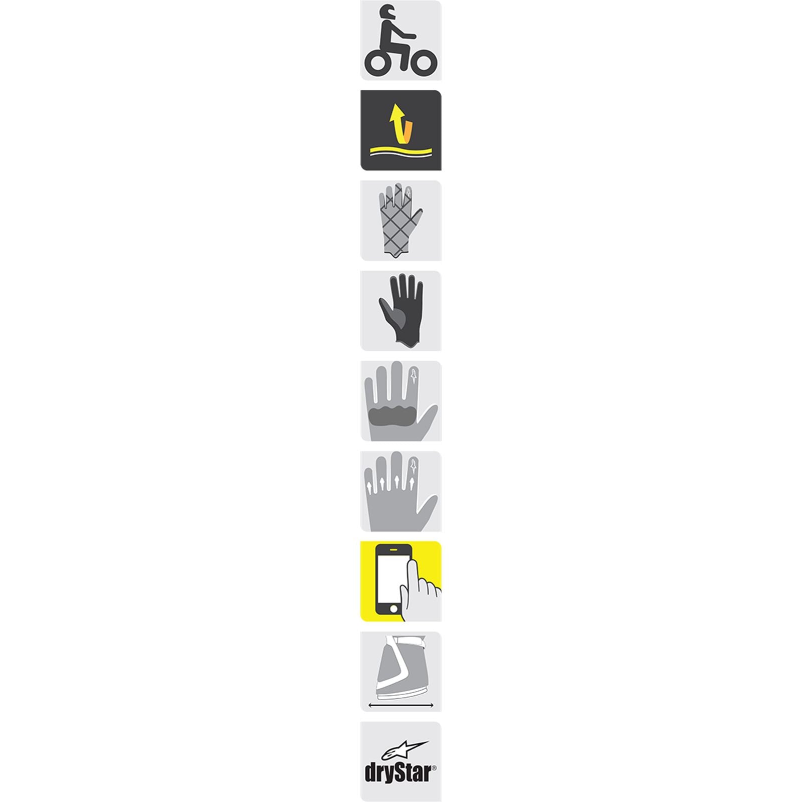 Alpinestars C-30 Drystar® Gloves - Black/Camo - Large [MPN: 3528918-990-L]_333609