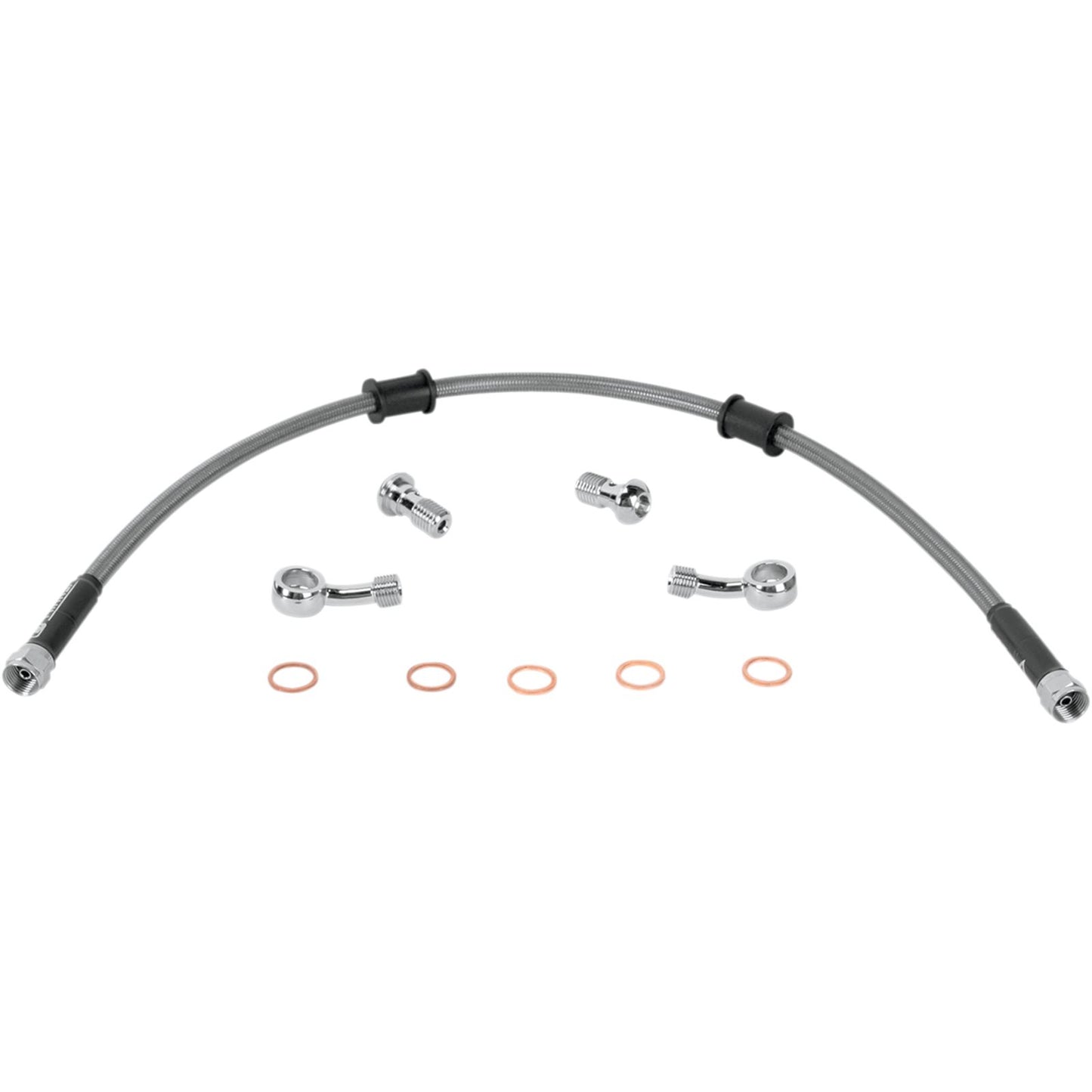 Moose Offroad Stainless Steel Brake Line - KLR 650 1741-1871_437329