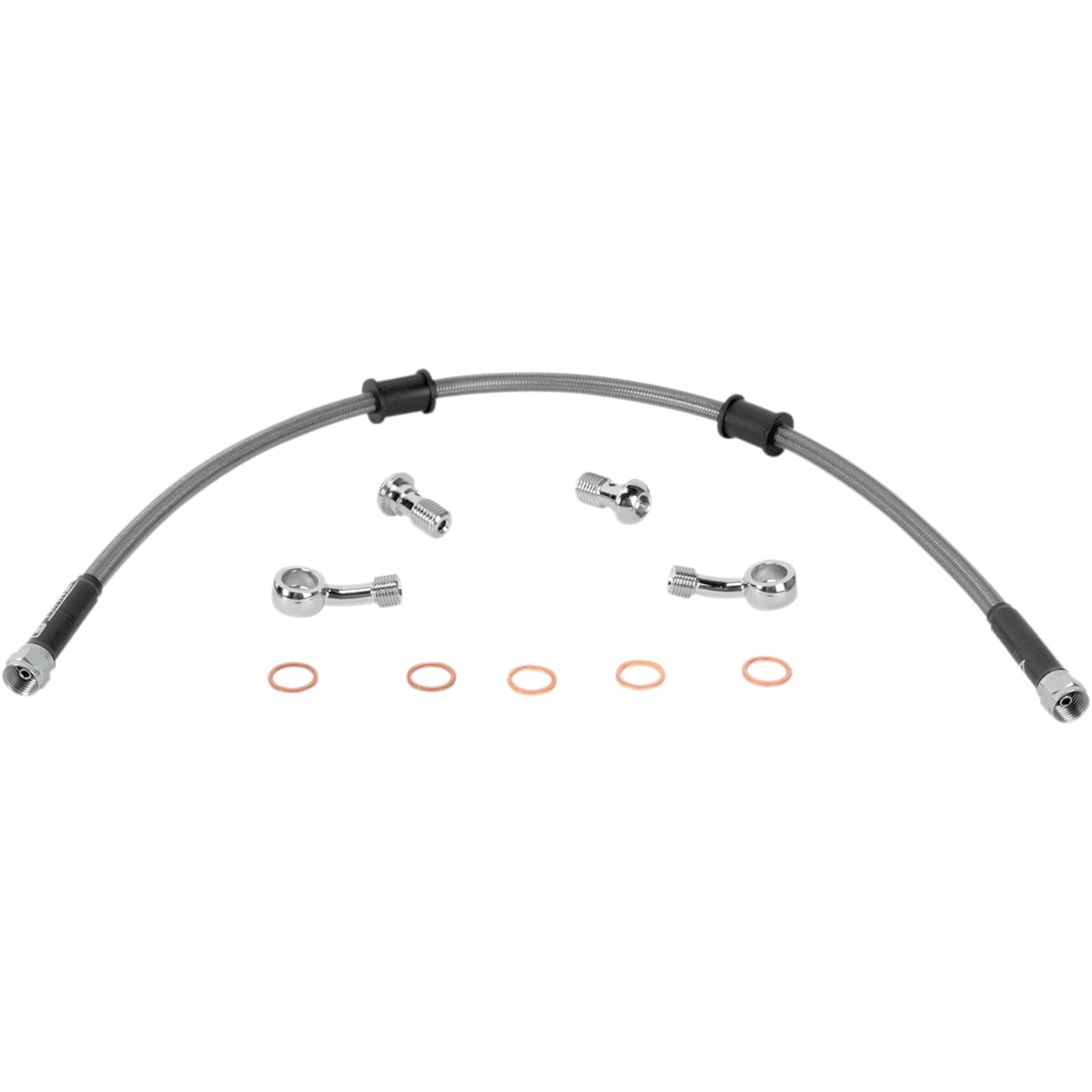 Moose Offroad Stainless Steel Brake Line - KLR 650 1741-1871_437329