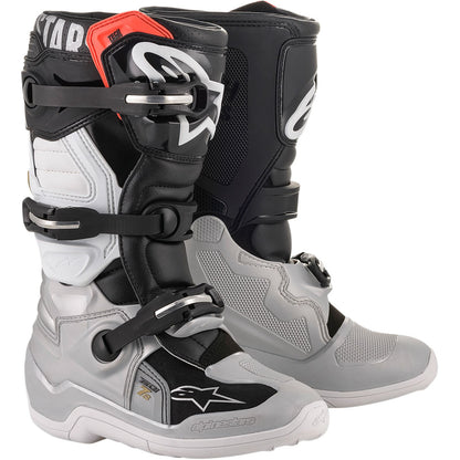Alpinestars Tech 7S Boot - Black/Silver/White/Gold - Size 5 [MPN: 2015017-1829-5]_342937