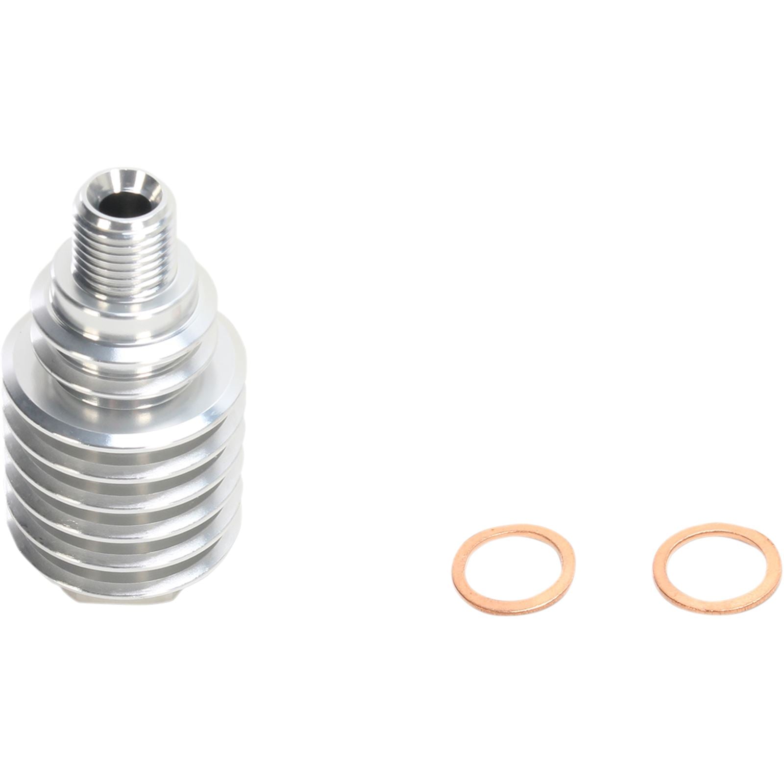 Moose Offroad Rear Brake Caliper Cooler - Silver 1701-0597_437059