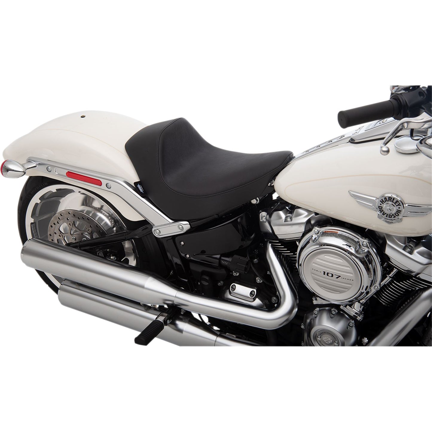 Drag Specialties EZ-Solo Seat - Smooth - Vinyl - FLFB/S [MPN: 0802-1183]_373976