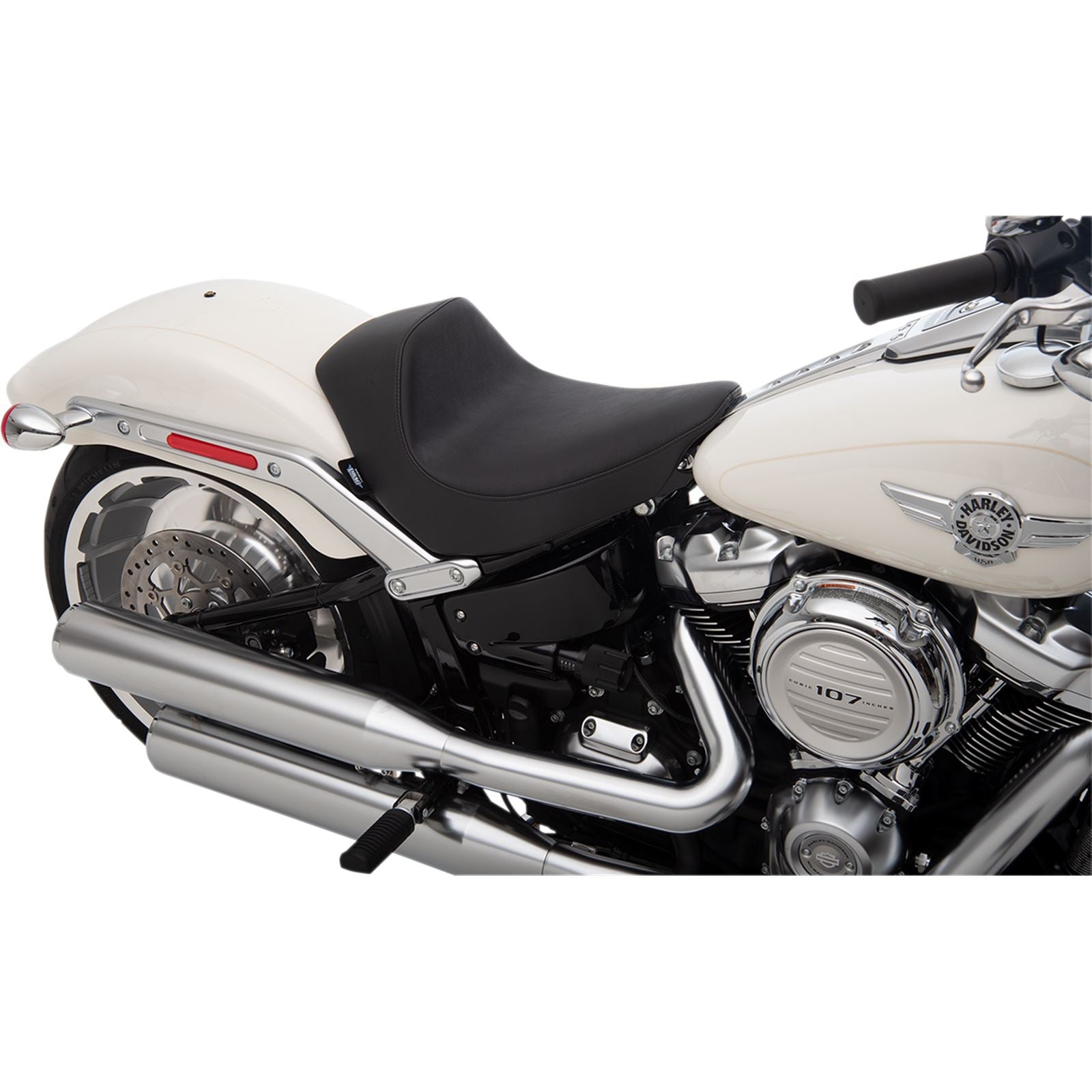 Drag Specialties EZ-Solo Seat - Smooth - Vinyl - FLFB/S [MPN: 0802-1183]_373976