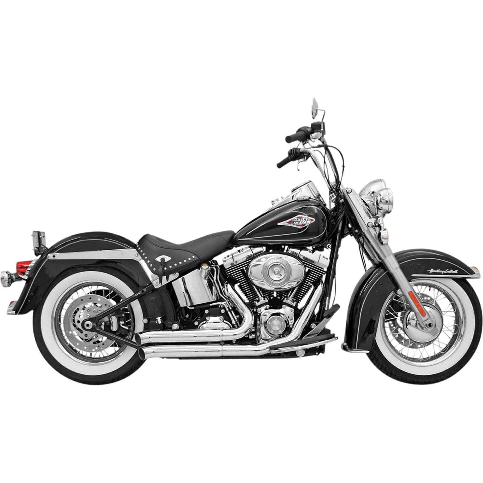 Bassani Manufacturing FireSweep Exhaust - Chrome - Softail [MPN: 12113D]_349700