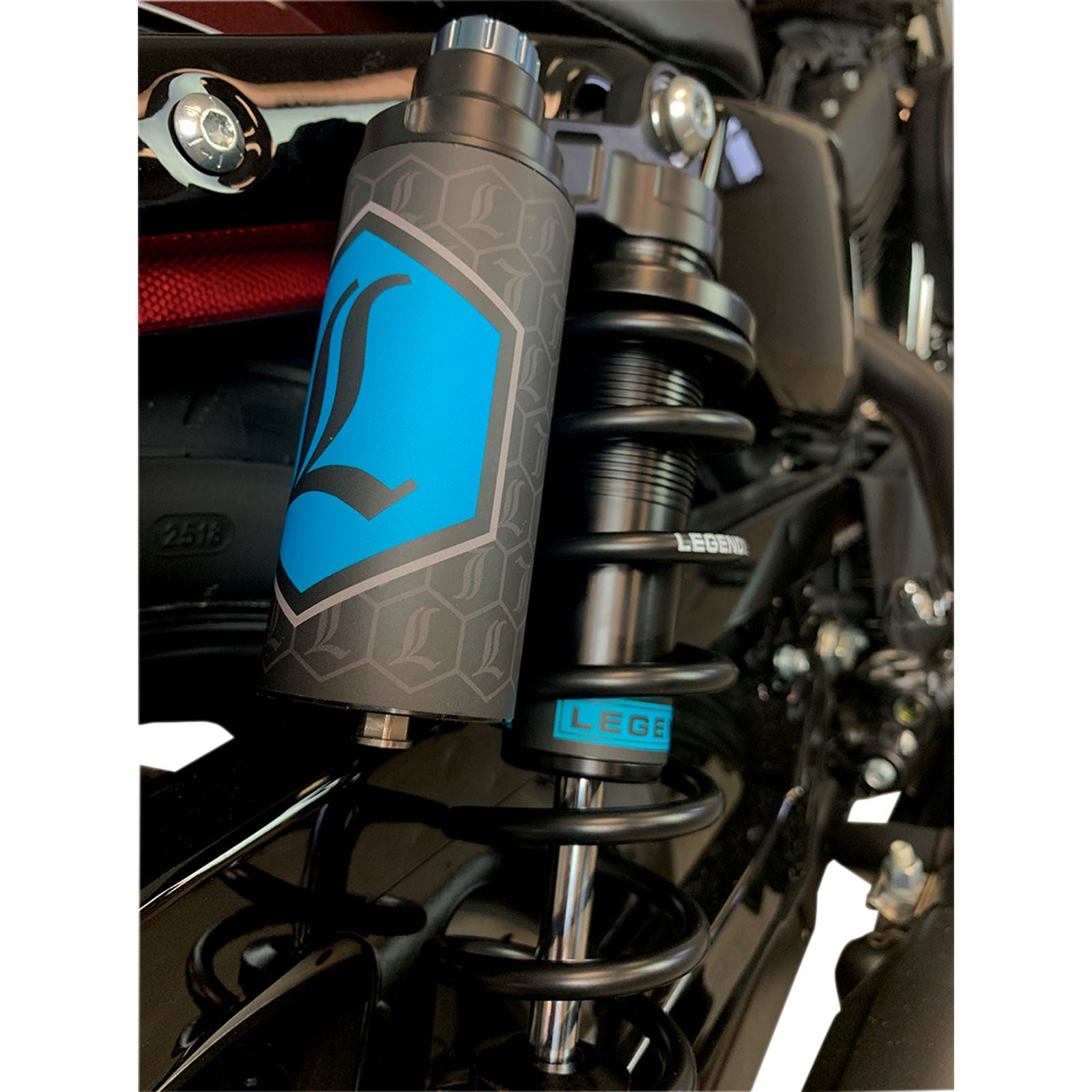 Legend Suspensions Revo ARC Piggyback Shocks - Heavy Duty - Black - 13" - '04-'20 Sportster [MPN: 1310-1895]_418364