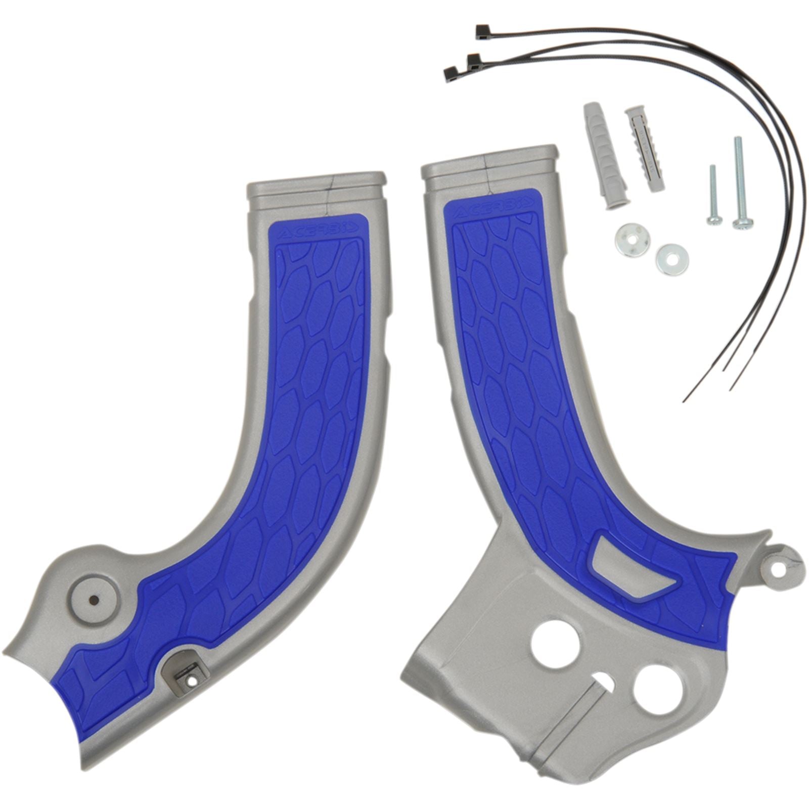 Acerbis X-Grip Frame Guard Silver/Blue 2374261404_319394