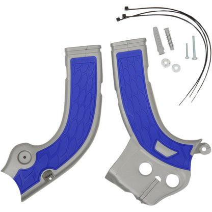 Acerbis X-Grip Frame Guard Silver/Blue 2374261404_319394