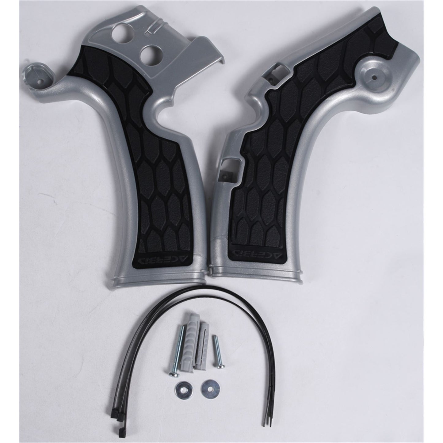 Acerbis X-Grip Frame Guard Silver/Black 2374271015_290475