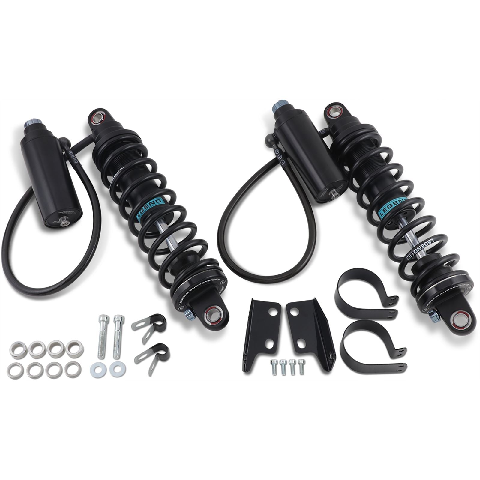 Legend Suspensions Revo ARC Remote Reservoir Shocks - Standard - Black - 13" - '14-'20 FL [MPN: 1310-1886]_418360