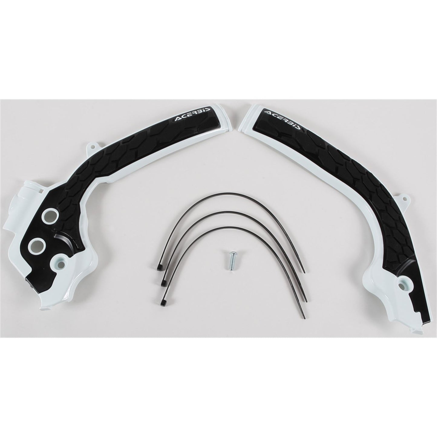 Acerbis X-Grip Frame Guard White/Black OPEN BOX [MPN: 2449531035]_1888226