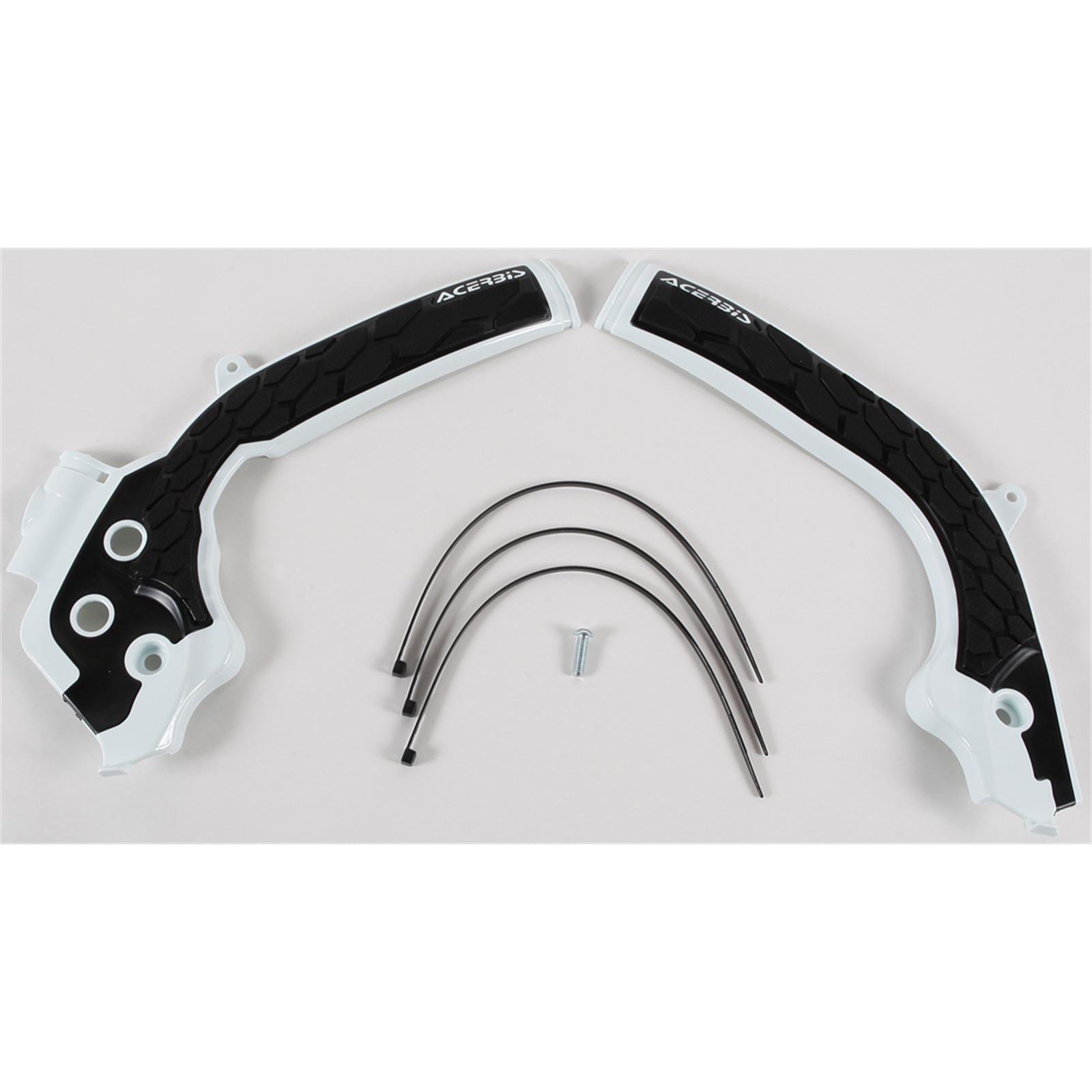 Acerbis X-Grip Frame Guard White/Black OPEN BOX [MPN: 2449531035]_1888226