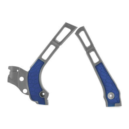 Acerbis X-Grip Frame Guard Silver/Blue 2464741404_290483