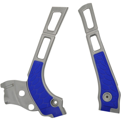 Acerbis X-Grip Frame Guard Silver/Blue 2464741404_319400