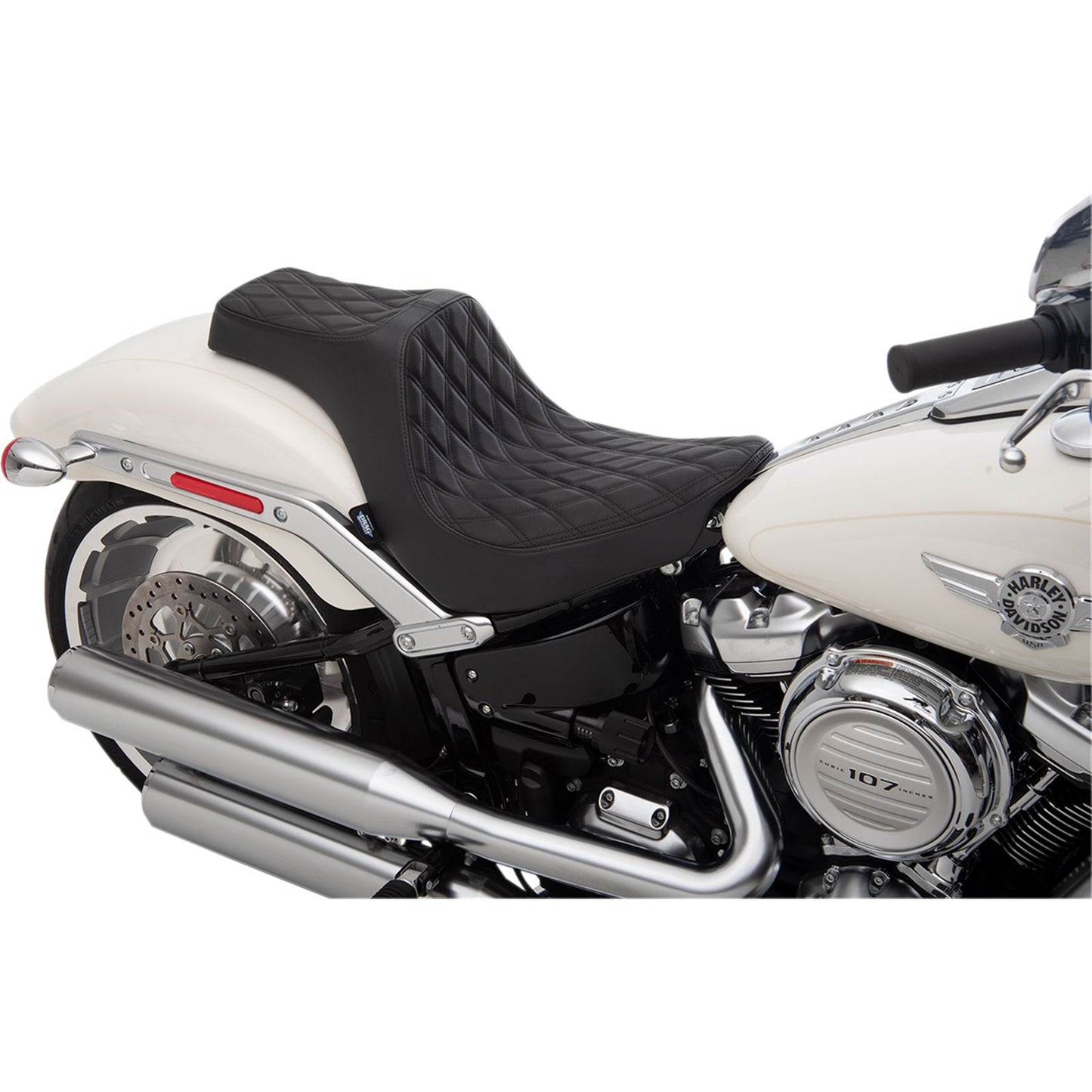 Drag Specialties Predator III Seat - Diamond - Vinyl [MPN: 0802-1188]_373983
