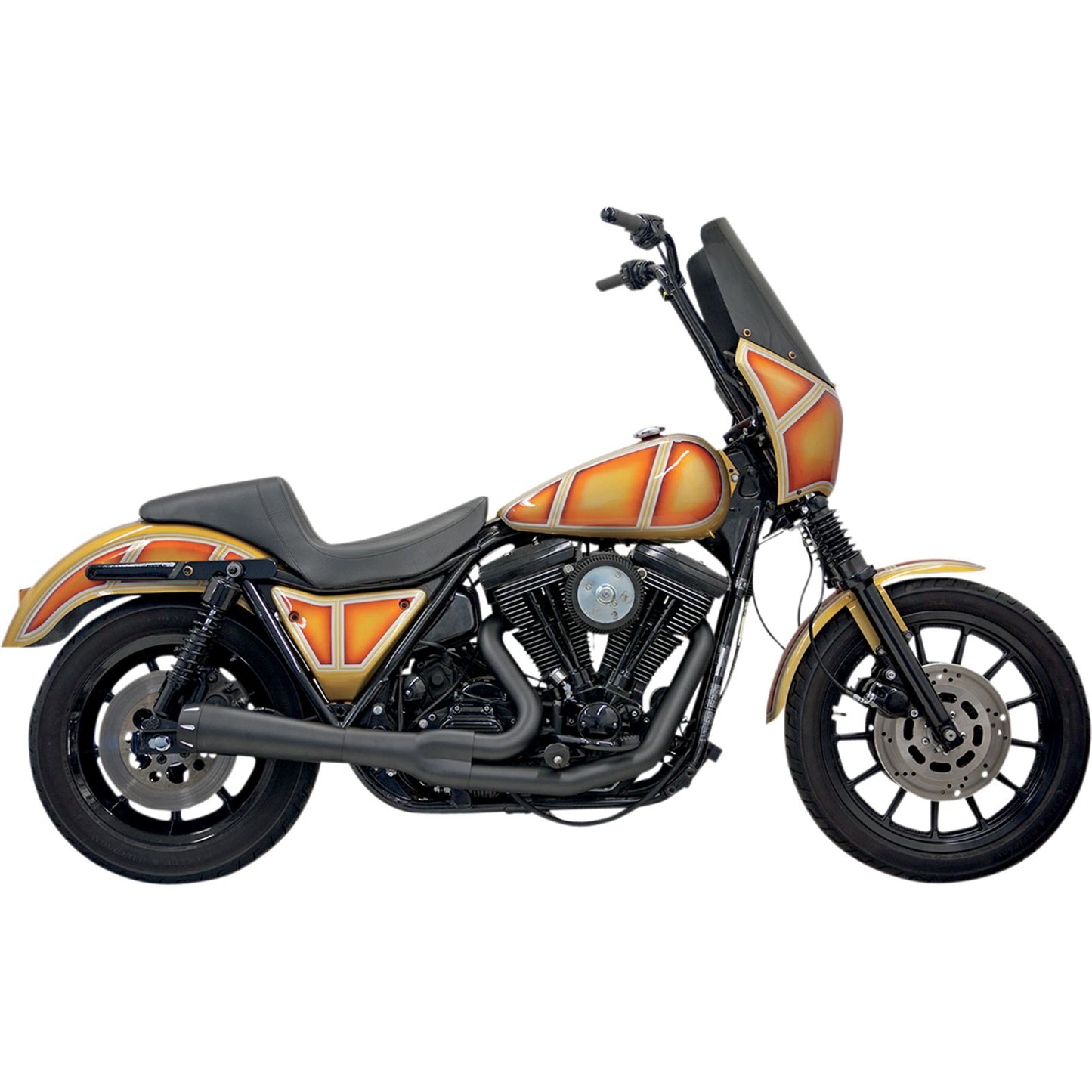 Bassani Manufacturing Road Rage 2:1 Exhaust - Black [MPN: 1FXR2B]_349798