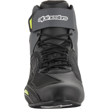 Alpinestars Faster-3 Drystar Shoes - Black/Grey/Yellow - Size 12.5 [MPN: 2540719175-12.5]_339101